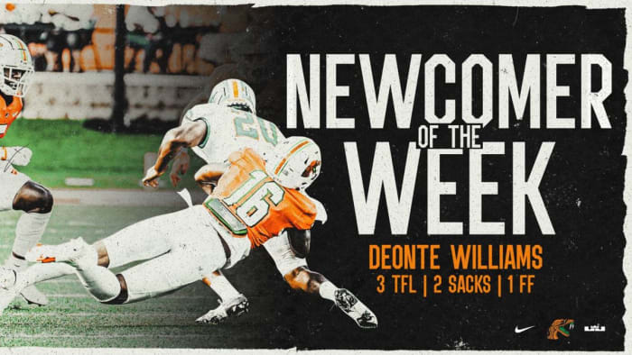 DE Deonte Williams, FAMU